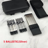 New Upgraded! High Quality 10 Pcs DART Hunting Shooting Shooter Practice Darts Self Defense Christmas Gift /Waterproof Box wish Launcher