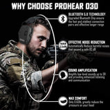 2022 New! Bluetooth 5.0 Professional Tactical Headphone Electronic Earmuffs Shooting Ear Protection for hunting Noise Reduction