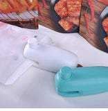 New Design USB Charging Vacuum Sealing Machine Portable Hand Pressure Mini Heating Plastic Packaging Food Sealing Device For Home Kitchen