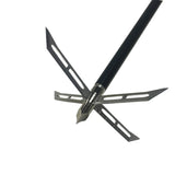 Archery Broadhead 4 Fixed Blade Hunting Tip 200Gr Arrowhead Stainless Steel Bow and Arrow Hunting Shooting Accessories