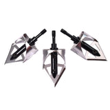 2022 New Design! 3 pcs 100 grains Broadhead Arrowheads Shooting Point Tip Archery hunting Points Outdoor Sport