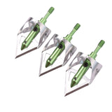 2022 New Design! 3 pcs 100 grains Broadhead Arrowheads Shooting Point Tip Archery hunting Points Outdoor Sport