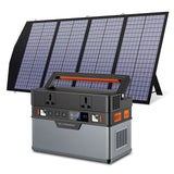 High Quality Portable Power Station 288Wh 300W, 606Wh 500W Solar Generator, 110V/220V Pure Sine Wave AC Outlet With 18V Solar Panel