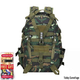 2022 new! Prepper Tactical Quick Response Backpack Outdoor Molle Camouflage Rucksack Military Assault Bag Hiking Camping Hunting Travel Knapsack