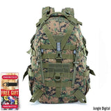 2022 new! Prepper Tactical Quick Response Backpack Outdoor Molle Camouflage Rucksack Military Assault Bag Hiking Camping Hunting Travel Knapsack