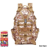 2022 new! Prepper Tactical Quick Response Backpack Outdoor Molle Camouflage Rucksack Military Assault Bag Hiking Camping Hunting Travel Knapsack