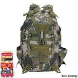 2022 new! Prepper Tactical Quick Response Backpack Outdoor Molle Camouflage Rucksack Military Assault Bag Hiking Camping Hunting Travel Knapsack