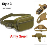 Outdoor EDC Tactical Gun Waist Bag Holster Chest Combat Camping Sport Hunting Athletic Shoulder Sling Gun Holster Bag