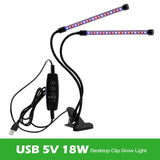 USB 5V LED Grow Light 18W 27W 36W DC12V Full Spectrum Phyto Lamp 40W 60W 80W For Plants Seedlings Flower For Veg Flowers