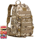 2022 New! Prepper Outdoor Tactical Backpack Trekking Travel Rucksacks Camping Hiking Hunting Camouflage Knapsack