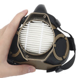 Special Tactical Respirator Mask Half Face Gas Mask for Military Paintball Airsoft Hunting CS