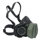 Special Tactical Respirator Mask Half Face Gas Mask for Military Paintball Airsoft Hunting CS