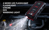 2022 New! Upgraded Car Jump Starter 2500A 23800mAh Power Bank with 10W Wireless Charger LCD Display Car Booster UP All Gas or 8.0L Diesel