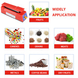 2022 Upgraged! high Quality Impulse Sealer Heat Sealing Machine Kitchen Food Sealer Vacuum Bag Sealer Plastic Bag Packing Tools EU/US Plug