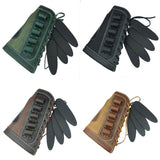 Top Quality Shotgun Gun Buttstock Leather Shotgun Shell Holder For 5pcs 12 Gauge Ammo Pouch