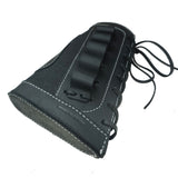 Top Quality Shotgun Gun Buttstock Leather Shotgun Shell Holder For 5pcs 12 Gauge Ammo Pouch