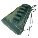 Top Quality Shotgun Gun Buttstock Leather Shotgun Shell Holder For 5pcs 12 Gauge Ammo Pouch