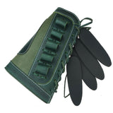 Top Quality Shotgun Gun Buttstock Leather Shotgun Shell Holder For 5pcs 12 Gauge Ammo Pouch