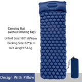 Ultralight sleeping pad fast filling air bag camping sleeping mattress trekking hiking camping mattress inflatable