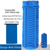 Ultralight sleeping pad fast filling air bag camping sleeping mattress trekking hiking camping mattress inflatable