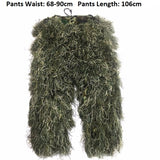 5pcs/set Camouflage Ghillie Suit Yowie Sniper Tactical Clothes Camo Suit for Hunting Paintball Ghillie Suit Men Hunting Clothes