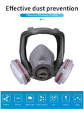 Full Facial Gas Mask Repirator 6800 with 0.5m Pipe Carbon Cartridges Organic Gases Chemicals Industry Pesticide Resin