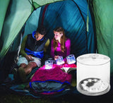 2022 New! Camping Solar Light Inflatables Solar Led Light Outdoor Lamp RGB Flashlight 7 Colors Changeable Waterproof IP68 Outdoor Lantern