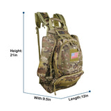 40L Outdoor Tactical Backpacks Hiking Large Capacity Pack Bag Hydration Backpack Waterproof Sport Travel Rucksacks