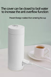 Portable Electric Kettle Thermal Cup Coffee Travel Water Boiler Temperature Control Smart Water Kettle Thermos