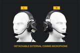 High Quality Earmor Tactical Headset M32 MOD3 Noise Canceling Headphones Military Aviation Communication Softair Earphones Shooting