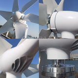 Wind Turbine Generator Portable 600W 800W 1000W Alternative Energy Alternateur 12V 24V 48V Wind Generator Free MPPT Controller