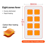 Extra Large High Quality USB Electric Heating Blanket Warm Shawl Coral Fleece Plush 3-speed Adjust Temperature 150x80cm Zipper Washable