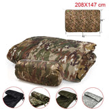 Tactical Army Poncho Liner Camouflage Water Repellent Woobie Quilted Blanket Suitable for Camping Shooting Hunting