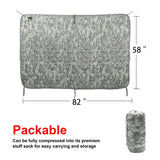 Tactical Army Poncho Liner Camouflage Water Repellent Woobie Quilted Blanket Suitable for Camping Shooting Hunting