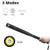 Baseball Bat LED Flashlight T6 LED torch super bright baton for Emergency and For self-defense,outdoor lighting