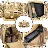 50L Or 60L Large Capacity Waterproof Gym bag Men Sports Travel Bags Military Tactical Duffle Luggage Outdoor FitnessTraining Bag