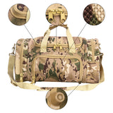 50L Or 60L Large Capacity Waterproof Gym bag Men Sports Travel Bags Military Tactical Duffle Luggage Outdoor FitnessTraining Bag