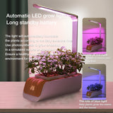 Automatic Water Absorption Soilless Culture Plant Growth Lights Flower Pot Hydroponics Growing System Smart Growing Led Lamp