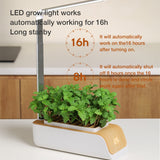 Automatic Water Absorption Soilless Culture Plant Growth Lights Flower Pot Hydroponics Growing System Smart Growing Led Lamp