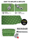 Upgraded Camo Inflatable Sleeping Pad Camping Mat With Pillow air mattress Cushion Sleeping Bag air sofas inflatable sofa