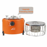 Upgraded Portable 2 In 1 Camping Stove Gas Heater Outdoor Warmer Propane Butane Tent Heater Cooking System