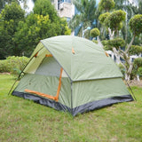 3-4 Person Windbreak Double Layers Waterproof Anti UV Camping Tent For Outdoor  Hunting Fishing Travel Picnic 200x200x130cm