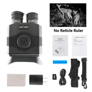 2022 New! Pro Infrared Night Vision Binocular Zoomable IR LED NV Telescope Binoculars 3.5" LCD Display with Free 32GB Micro SD