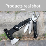 High Quality 11 In 1 Multitool Camping Tool Foldable Hammer Axes Screwdrivers Axe Knife Bottle Opener Emergency Survival Equipment Gifts