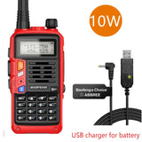 BAOFENG UV-S9 UV-S9 Plus Powerful Handheld Transceiver with UHF VHF Dual Band Walkie Talkie Ham UV-5R Two Way Radio