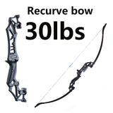 Huntingdoor Takedown Recurve Bow & Arrow Set Hunting Target Shooting 30-40lbs Archery for Beginner /Light Weight