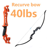 Huntingdoor Takedown Recurve Bow & Arrow Set Hunting Target Shooting 30-40lbs Archery for Beginner /Light Weight