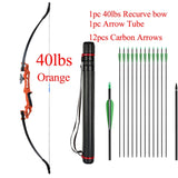 Huntingdoor Takedown Recurve Bow & Arrow Set Hunting Target Shooting 30-40lbs Archery for Beginner /Light Weight