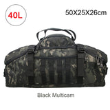 40L 60L 70L Heavy-duty Prepper Army Sport Gym Bag Tactical Waterproof Backpack Molle Camping Backpacks Travel Bags