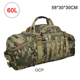 40L 60L 70L Heavy-duty Prepper Army Sport Gym Bag Tactical Waterproof Backpack Molle Camping Backpacks Travel Bags